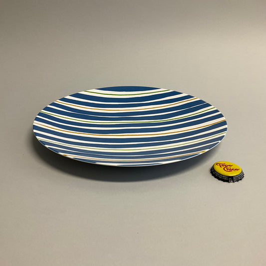 Blue Striped Plates