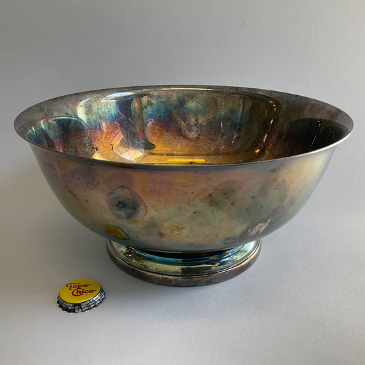 Large Vintage Silver Bowl