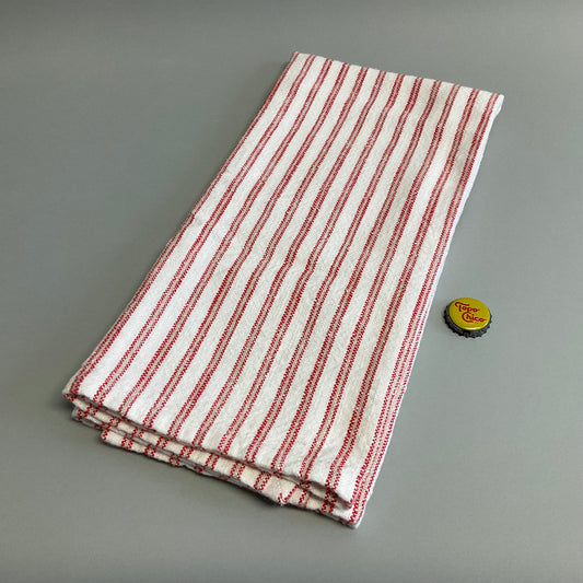 Red Stripe Dish Towel