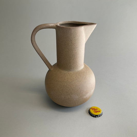 Small Taupe Pitcher