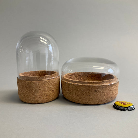 Glass Dome with Cork Base