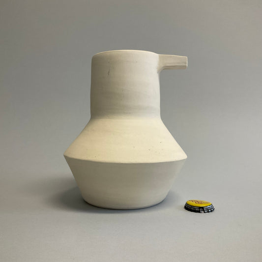 White Ceramic Pitcher