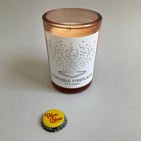 Amber Glass Candle