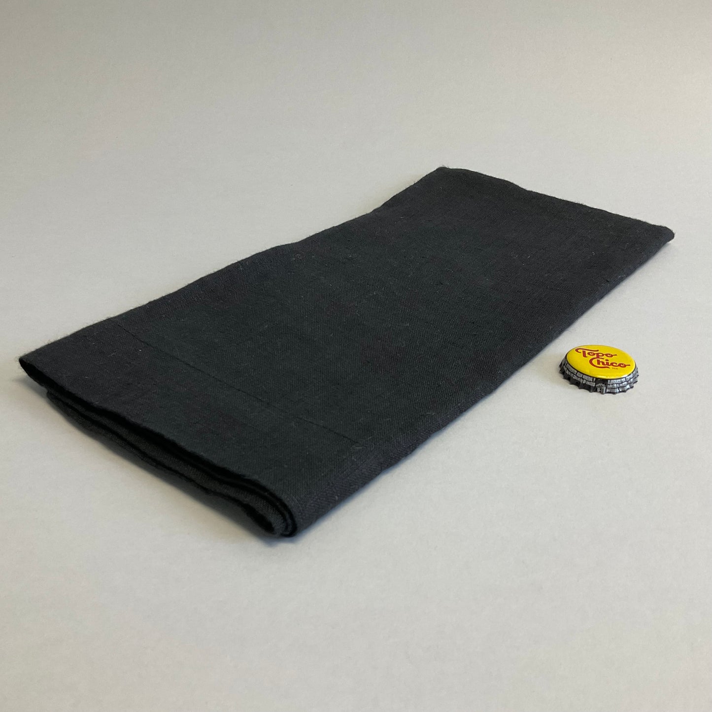 Black Linen Napkin