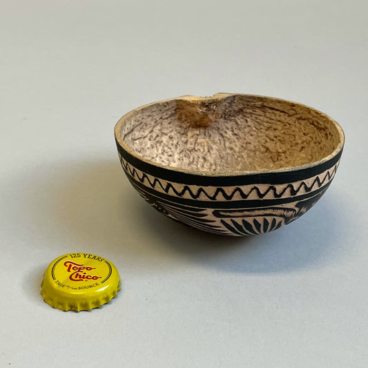 Carved Nut Bowl