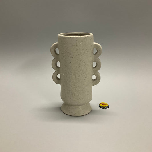 Gray Vase with Handles