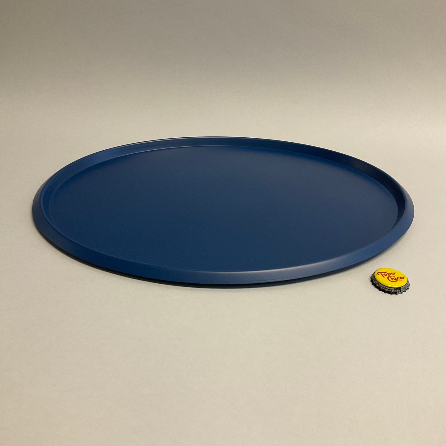 Blue Round Tray