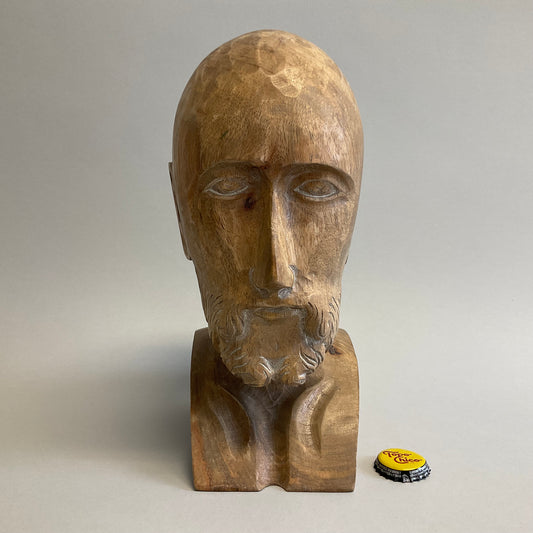 Wooden Head Scultpure