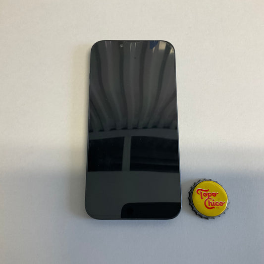 Metallic Black Screen Cell Phone