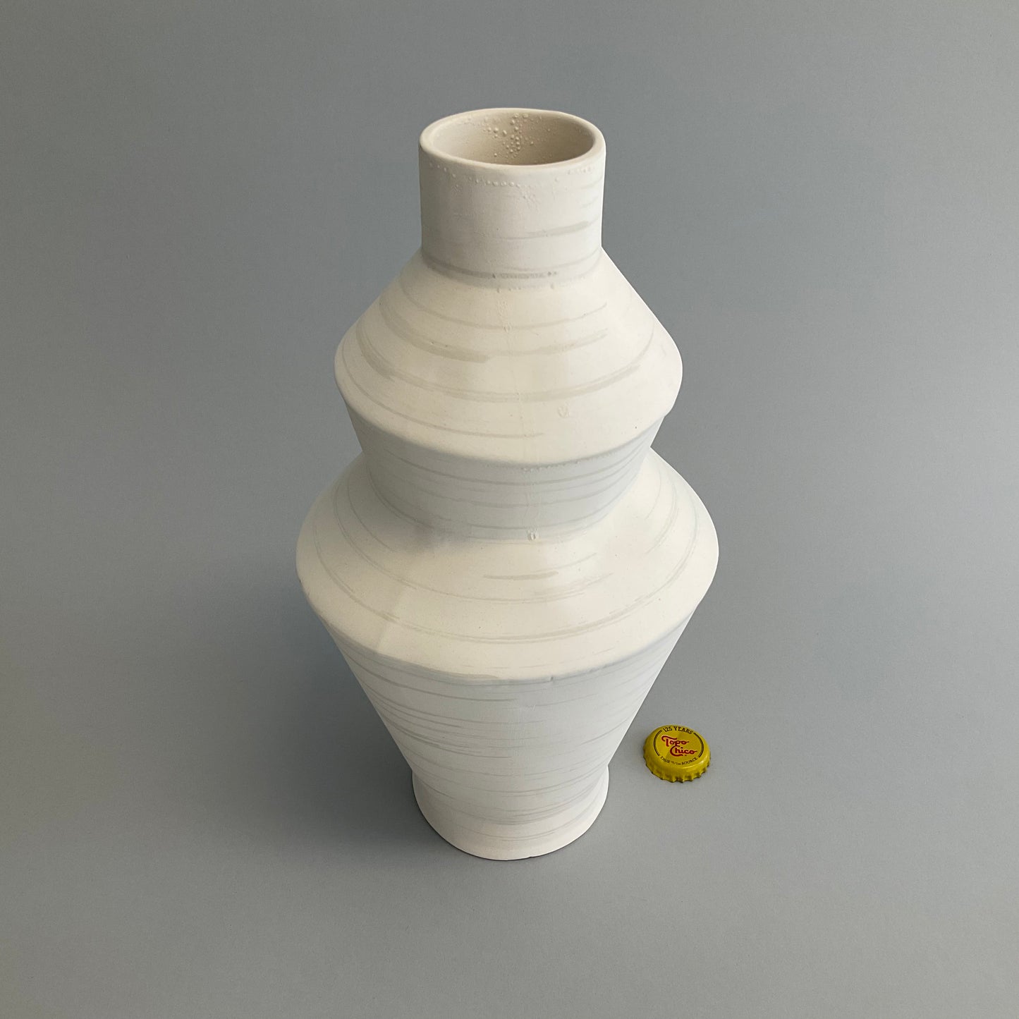 Cream Ceramic Vase