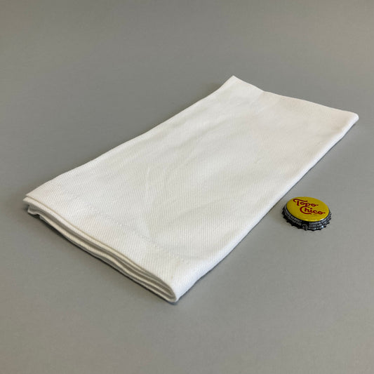 White Cotton Buffet Napkins