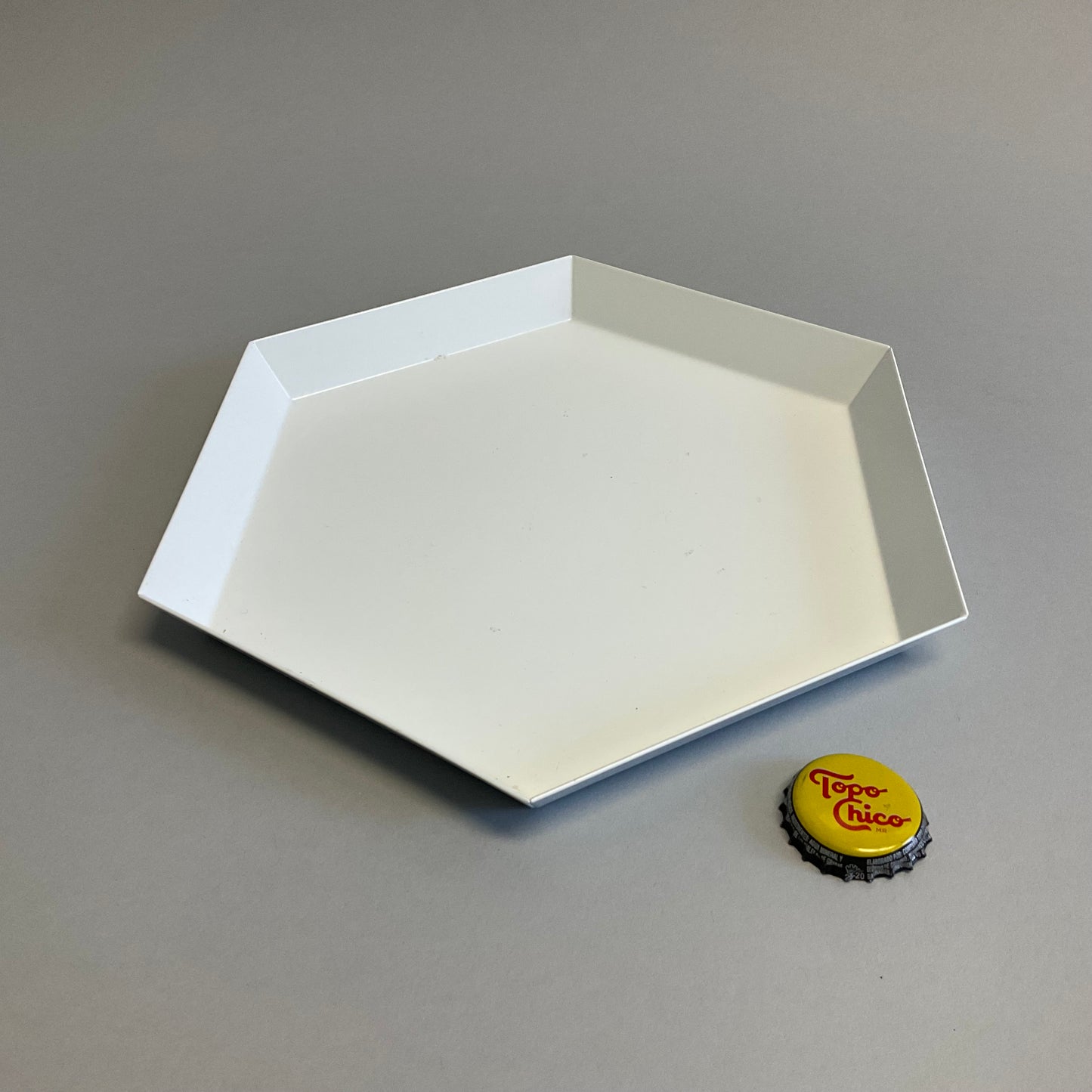 Small White Hexagonal Tray