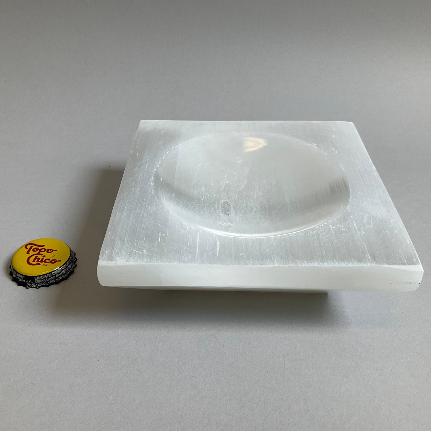 Small White Stone Dish