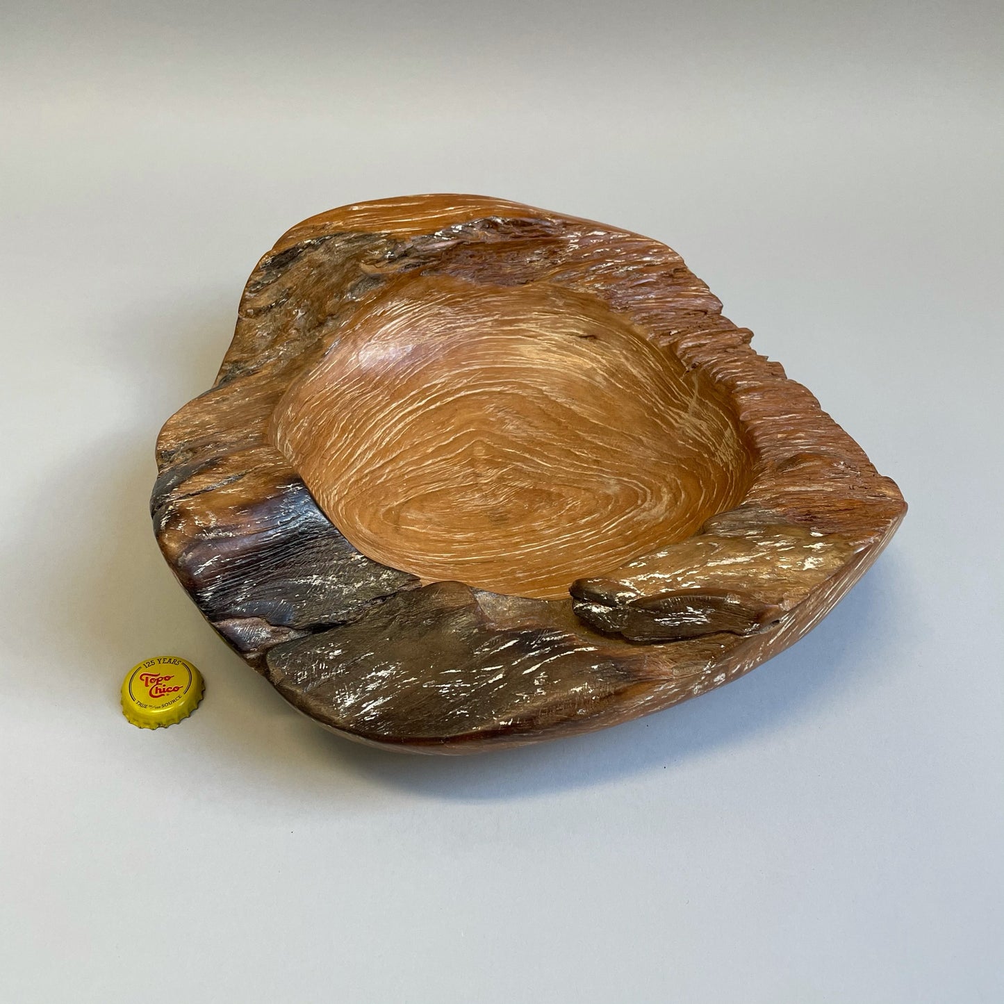 Teak Burl Bowl