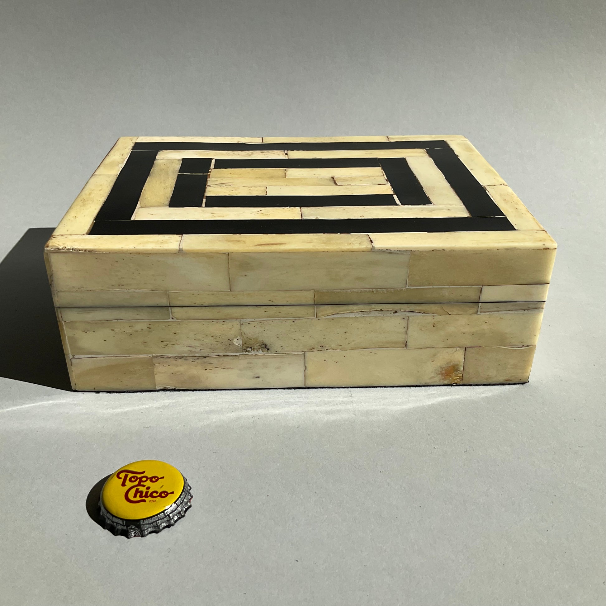 Bone Boxes with Black Design – The Props Dept.