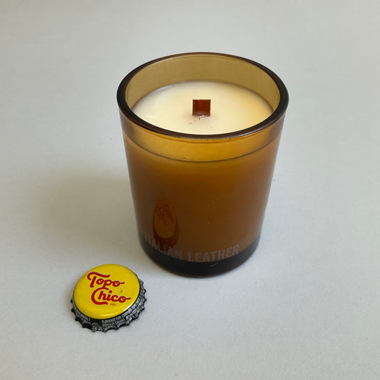 Amber Glass Votive Candle