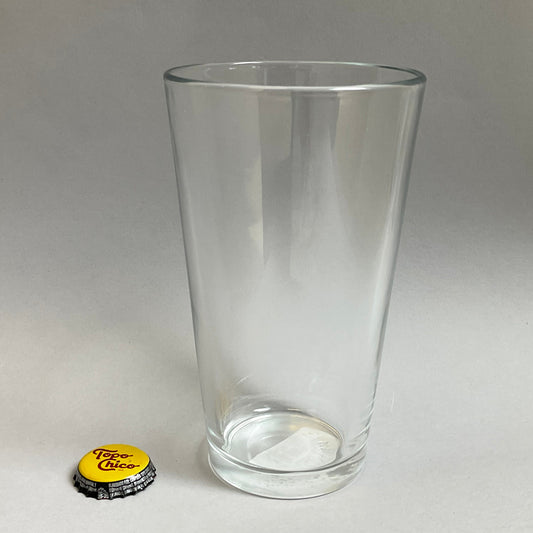 Tall Clear Drinking Glass